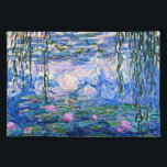 Claude Monet - Water Lilies, 1919, Stofftischset<br><div class="desc">Berühmtes Gemälde von Water Lilies,  1919,  von Claude Monet</div>