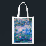 Claude Monet - Water Lilies 1919 Wiederverwendbare Einkaufstasche<br><div class="desc">Claude Monet - Water Lilies 1919 . Berühmte Kunstmalerei.</div>