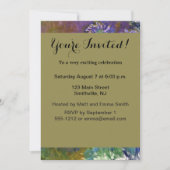 Claude Monet Water Lilies Agapanthus Einladung (Vorderseite)