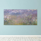 Claude Monet | Water Lilies Agapanthus Leinwanddruck (Insitu (Holzboden))