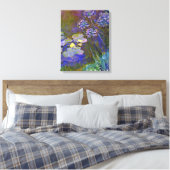 Claude Monet Water Lilies Agapanthus Leinwanddruck (Insitu (Schlafzimmer))