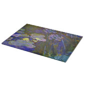 Claude Monet Water Lilies Agapanthus Schneidebrett (Ecke)