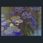 Claude Monet Water Lilies Agapanthus Schneidebrett<br><div class="desc">Claude Monets Water Lilies und Agapanthus - Claude Monets Water Lilies und Agapanthus sind ein wunderbares impressionistisches Gemälde eines der Meister der Blume aller Zeiten. Der Wassergarten lebt von Farben und Emotionen, da die lila Agapanthus aus ihren blauen und grünen Stielen strömt. Das Wasser lebt von braunen, grünen und lila...</div>