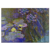 Claude Monet Water Lilies Agapanthus Schneidebrett (Vorderseite)