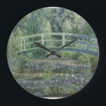 Claude Monet - Water Lilies And Japanese Bridge Große Wanduhr<br><div class="desc">Claude Monet - Water Lilies And Japanese Bridge</div>
