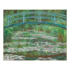 Claude Monet - Water Lilies and Japanese Bridge  Poster