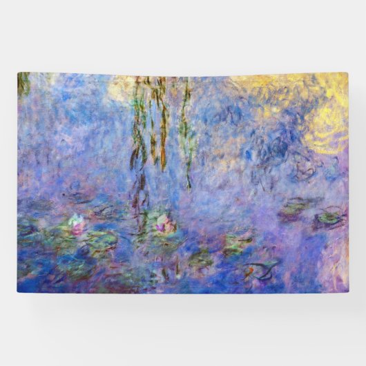 Claude Monet - Water Lilies Banner (Horizontal)