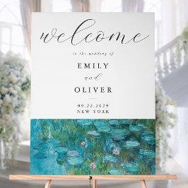 Claude Monet Water Lilies Begrüßung Acrylschild