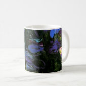 Claude Monet: Water-Lilies, blaues Indigo Kaffeetasse (VorderseiteRechts)