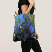 Claude Monet: Water-Lilies, blaues Indigo Tasche (Von Nahem)
