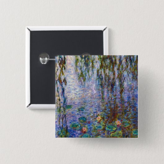 Claude Monet - Water Lilies Button (Vorne & Hinten)