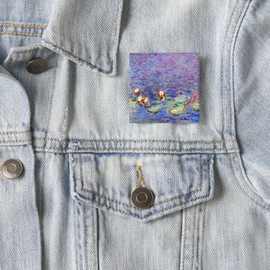 Claude Monet - Water Lilies Button (Beispiel)