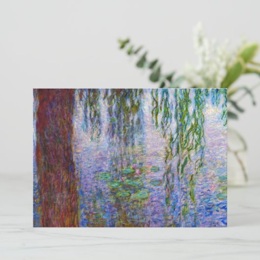 Claude Monet - Water Lilies Dankeskarte (Stehend Vorderseite)