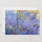 Claude Monet - Water Lilies Einladung (Vorderseite)