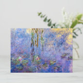 Claude Monet - Water Lilies Einladung (Stehend Vorderseite)