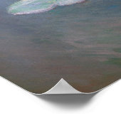Claude Monet - Water Lilies, Evening Effect Poster (Ecke)