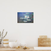 Claude Monet - Water Lilies, Evening Effect Poster (Küche)