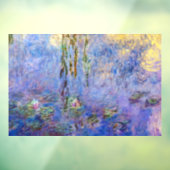 Claude Monet - Water Lilies Fensteraufkleber (Blatt 3)