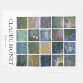 Claude Monet Water Lilies Fleecedecke (Vorderseite (Horizontal))