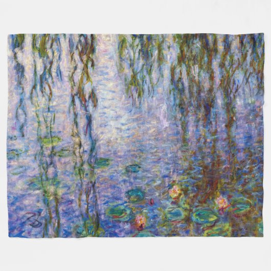 Claude Monet - Water Lilies Fleecedecke (Vorderseite (Horizontal))