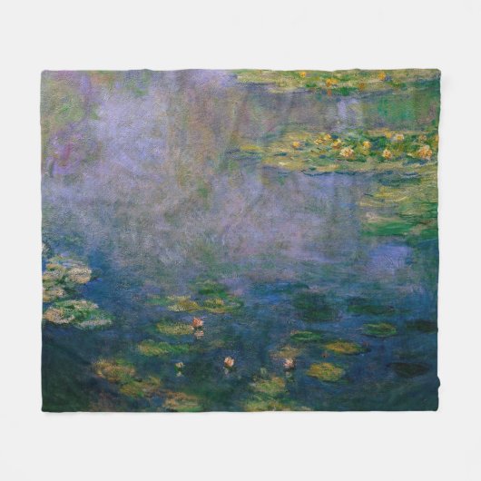 Claude Monet - Water Lilies Fleecedecke (Vorderseite (Horizontal))