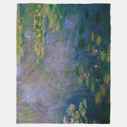Claude Monet - Water Lilies Fleecedecke (Vorderseite)