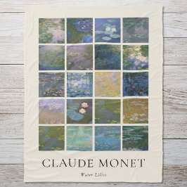 Claude Monet Water Lilies Fleecedecke