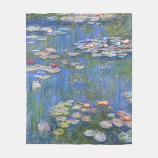 Claude Monet // Water Lilies Fleecedecke (Vorderseite)