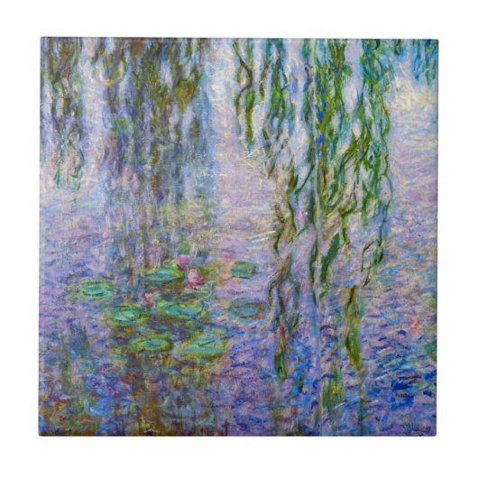 Claude Monet - Water Lilies Fliese (Vorderseite)