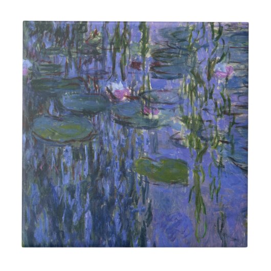 Claude Monet - Water Lilies Fliese (Vorderseite)