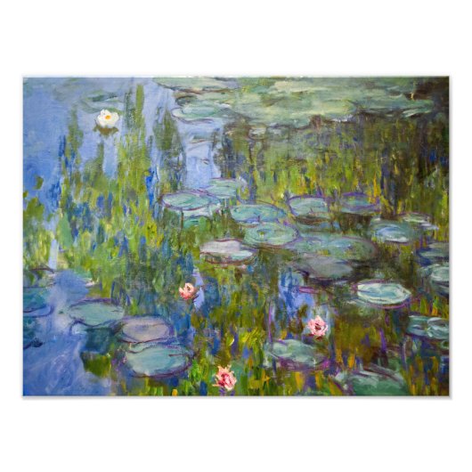 Claude Monet Water Lilies Fotodruck (Vorne)