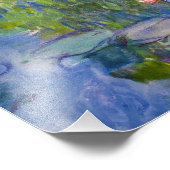 Claude Monet Water Lilies Fotodruck (Ecke)