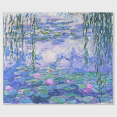 Claude Monet Water Lilies Französische Impressioni Geschenkpapier (Flach)