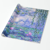 Claude Monet Water Lilies Französische Impressioni Geschenkpapier (Ungerollt)