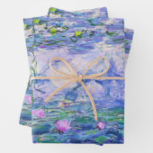 Claude Monet Water Lilies Französische Impressioni Geschenkpapier Set (Beispiel)