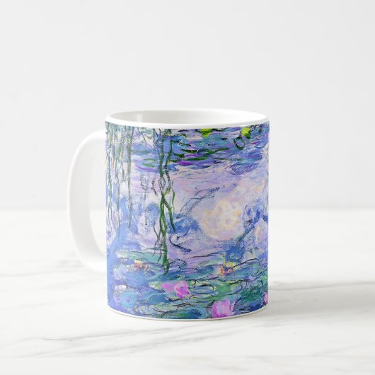 Claude Monet Water Lilies Französische Impressioni Kaffeetasse (Vorderseite Links)