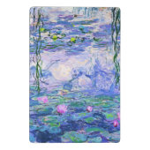 Claude Monet Water Lilies Französische Impressioni Mini Klemmbrett (Rückseite)