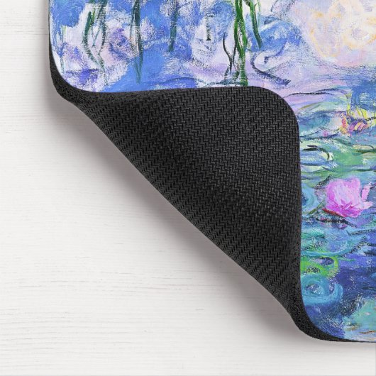 Claude Monet Water Lilies Französische Impressioni Mousepad (Ecke)