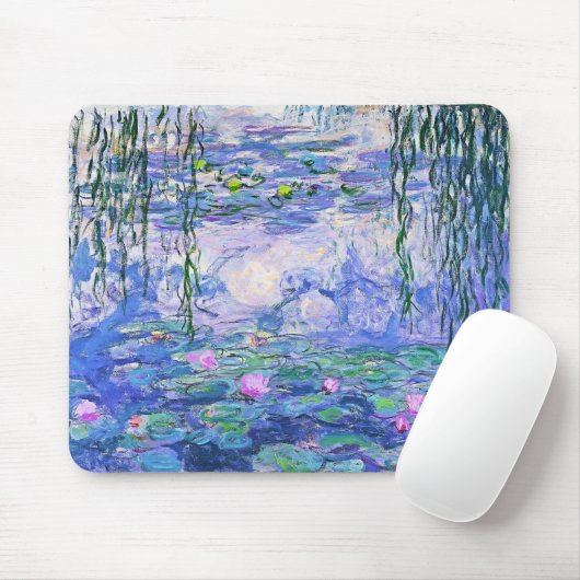 Claude Monet Water Lilies Französische Impressioni Mousepad (Mit Mouse)