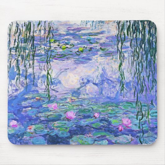 Claude Monet Water Lilies Französische Impressioni Mousepad (Vorne)