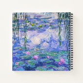 Claude Monet Water Lilies Französische Impressioni Notizblock (Rückseite)