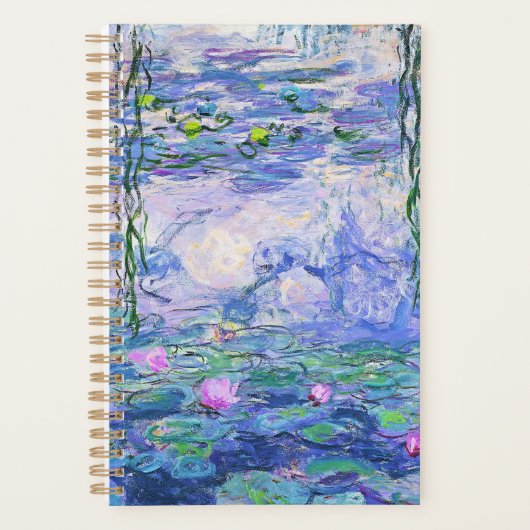 Claude Monet Water Lilies Französische Impressioni Planer (Vorderseite)
