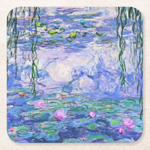 Claude Monet Water Lilies Französische Impressioni Rechteckiger Pappuntersetzer