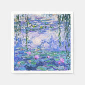 Claude Monet Water Lilies Französische Impressioni Serviette (Vorderseite)
