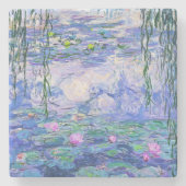 Claude Monet Water Lilies Französische Impressioni Steinuntersetzer (Vorderseite)