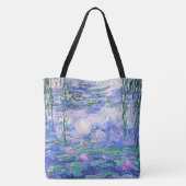 Claude Monet Water Lilies Französische Impressioni Tasche (Rückseite)
