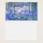 Claude Monet Water Lilies French Impressionist Art (Vorne & Hinten)