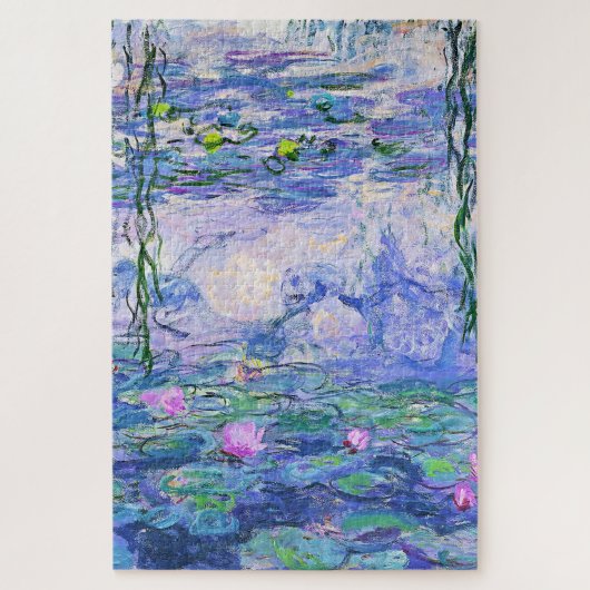 Claude Monet Water Lilies French Impressionist Art Puzzle (Vertikal)
