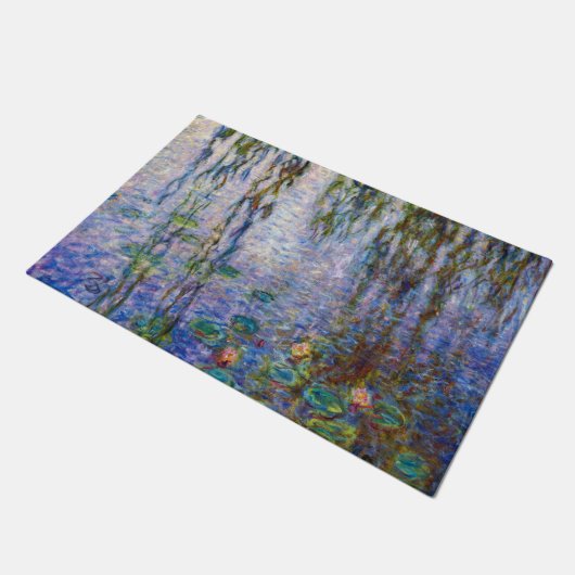 Claude Monet - Water Lilies Fußmatte (Schrägansicht)