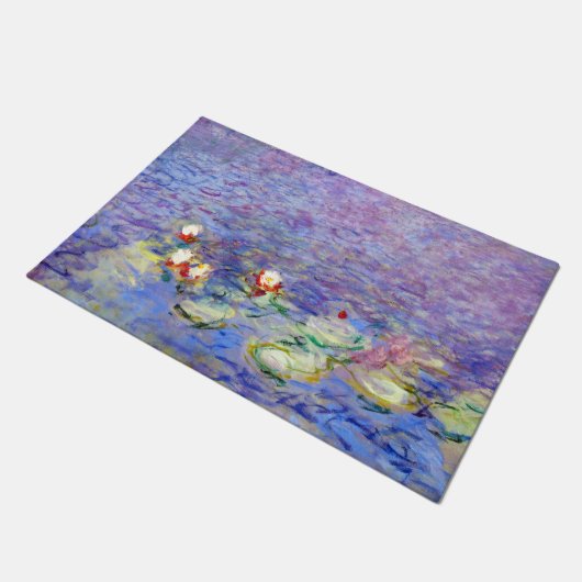 Claude Monet - Water Lilies Fußmatte (Schrägansicht)